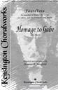 Homage to Gabe SATB choral sheet music cover